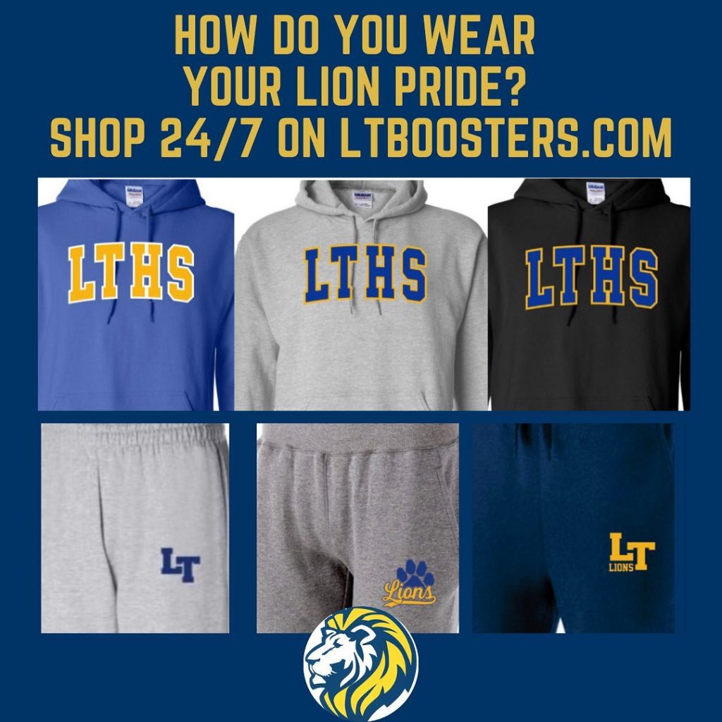 LT Boosters cozy sweatshirts