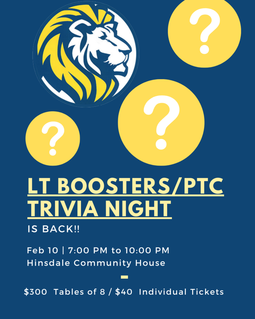 LT Boosters Trivia Night